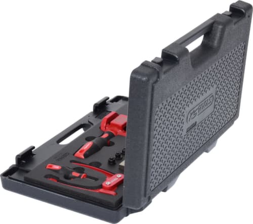 KS Tools FLAREFIX 1 Jeu d'outils universels pour l'évasement des conduites de frein avec broche hydraulique