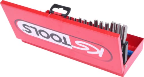 KS Tools Jeu d'outils de filetage en acier inoxydable