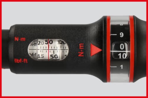 KS Tools Clé dynamométrique à cliquet de précision ERGOTORQUE® 1/2"