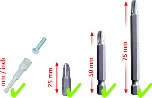 KS Tools Jeu d'embouts 1/4"