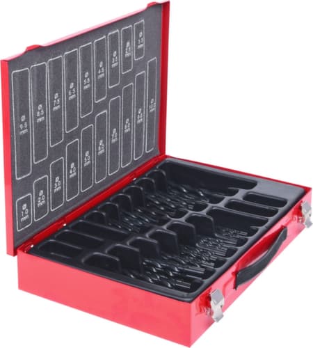 KS Tools Jeu de forets hélicoïdaux HSS-R