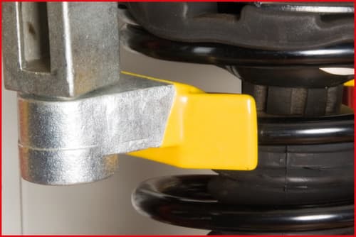 KS Tools Support pour air comprimé avec pince à ressort et plaque d'adaptation incluse