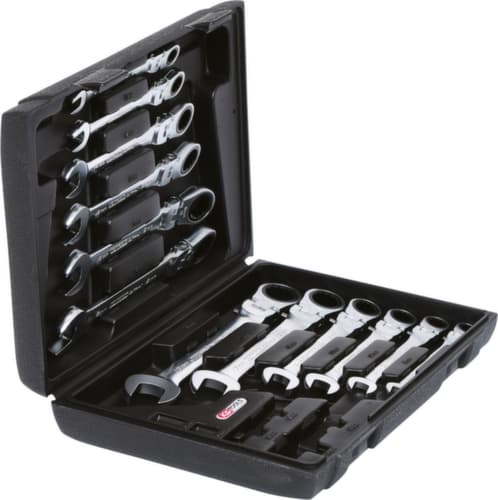 KS Tools GEARplus Jeu de clés à cliquet articulé