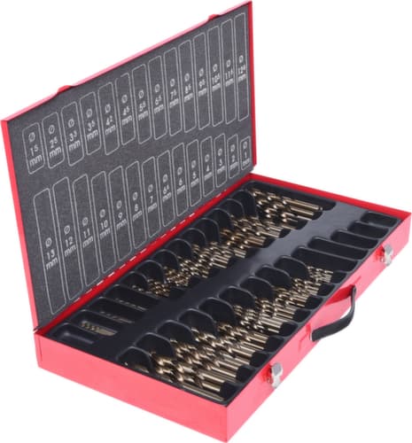 KS Tools Jeu de forets hélicoïdaux HSS-G Co 5
