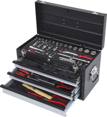 KS Tools Jeu d'outils universel 1/4"+1/2" CHROMEplus