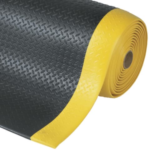 tapis anti-fatigue Arnhem avec profilé en tôle larmée, longueur x largeur 1500 x 910 mm