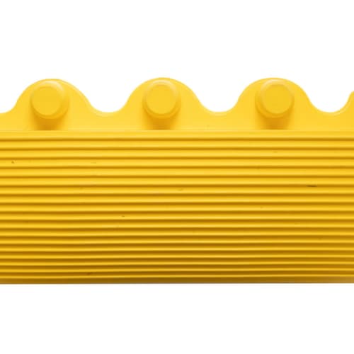 baguette de finition de bordure Ramp pour tapis antifatigue, jaune