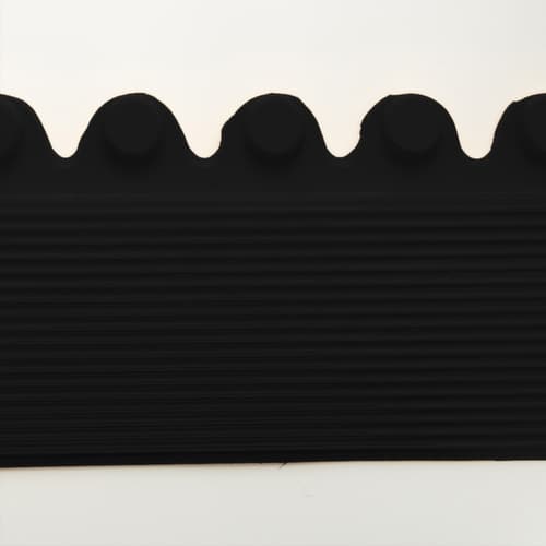 baguette de finition de bordure Almelo pour tapis antifatigue, noir