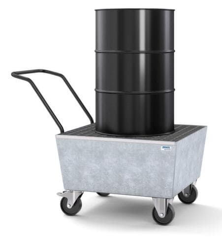 Bac de rétention mobile pro-line pour fûts de 200 litres