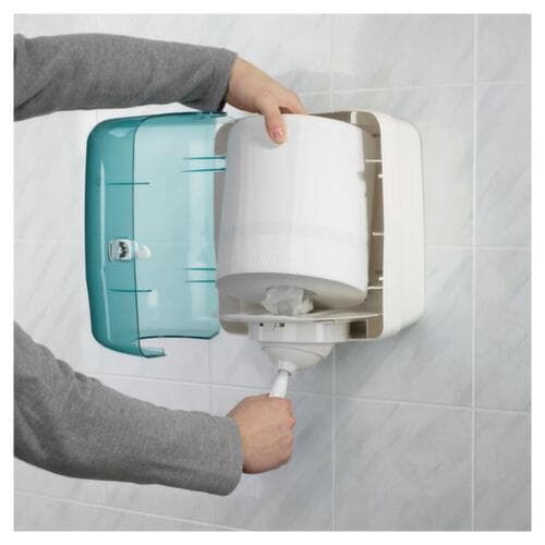 Distributeur de bobines d'essuie-mains en plastique