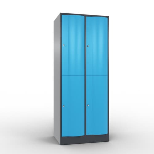 C+P armoire multicases Resisto, 4 compartiments