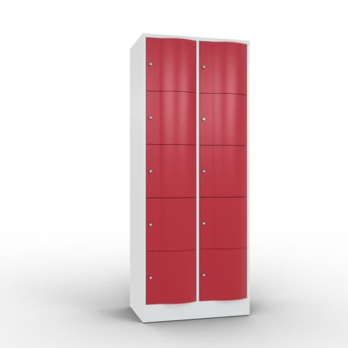 C+P armoire multicases Resisto, 10 compartiments