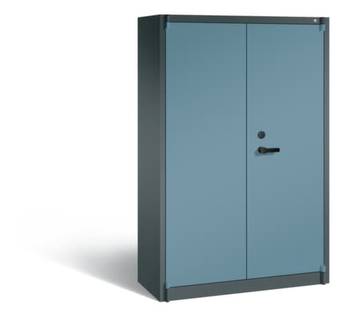 C+P Armoire haute sécurité de bureau avec 4 tablettes