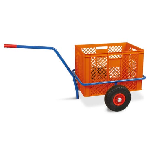 chariot à timon avec caisse en plastique amovible, force 200 kg