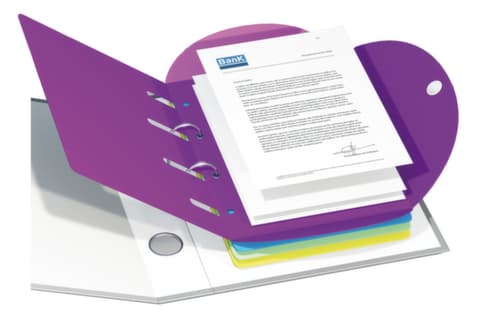 tarifold Chemise porte-documents, triés selon les couleurs