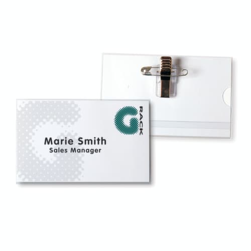 tarifold Badge nominatif, format paysage 40