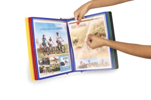 tarifold Système de tableau de bord Easyload, avec 10 tableaux de consultation en DIN A4