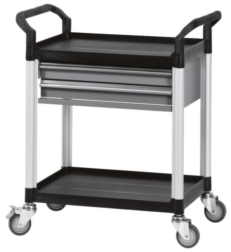 KS Tools Chariot de service d'atelier avec 2 tiroirs