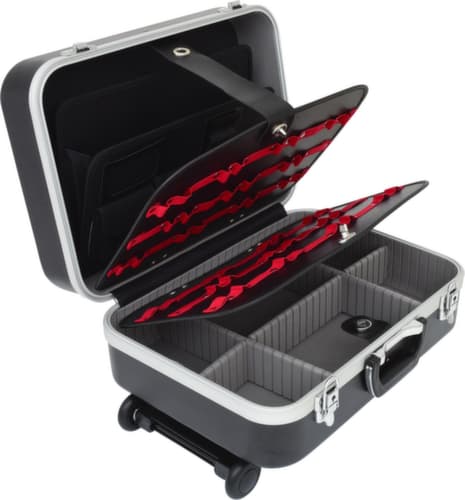 KS Tools Mallette rigide en ABS avec chariot télescopique