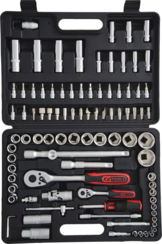 KS Tools Jeu de clés à douille 1/4"+1/2"