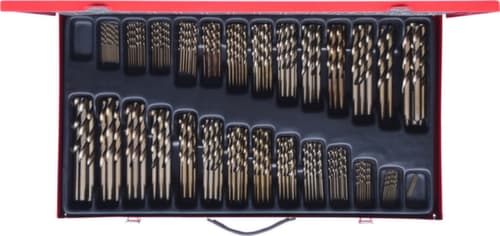 KS Tools Jeu de forets hélicoïdaux HSS-G Co 5