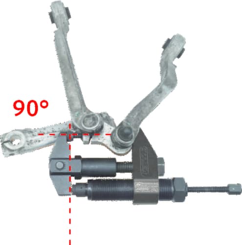 KS Tools Extracteur de vis de serrage avec broche hydraulique