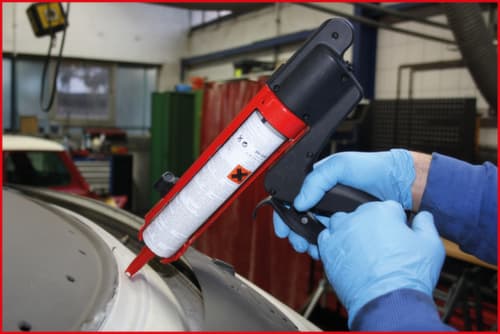 KS Tools Pistolet à cartouche sans tige de poussée saillante 310 ml