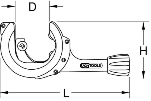 KS Tools Coupe-tube à cliquet