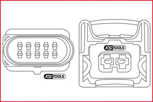 KS Tools Jeu d'outils de déblocage de câble universel