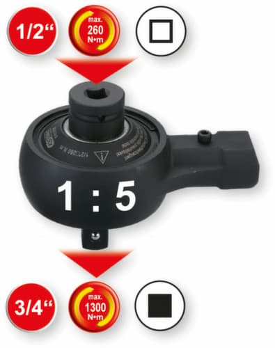KS Tools Multiplicateur de couple universel 1/2"