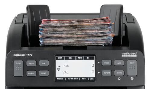 ratiotec Machine à compter l'argent rapidcount T 575