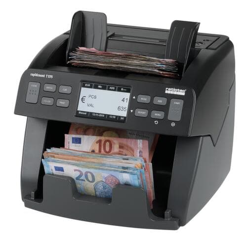 ratiotec Machine à compter l'argent rapidcount T 575