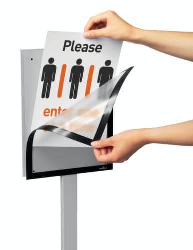Durable Présentoir de consultation INFO STAND BASIC avec 1 cadre