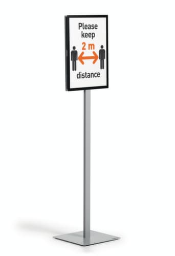 Durable Présentoir INFO STAND BASIC, hauteur x largeur x profondeur 1402 x 323 x 305 mm