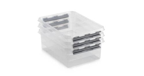 Conteneur de stockage ECO, transparent, capacité 0,4 l, couvercle