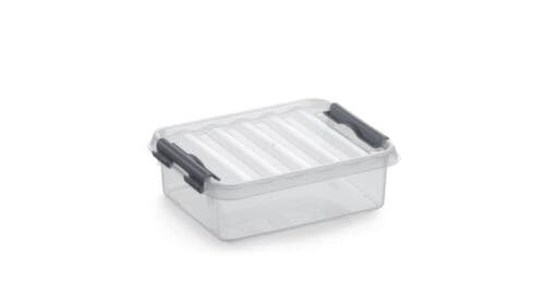 Conteneur de stockage ECO, transparent, capacité 1 l, couvercle