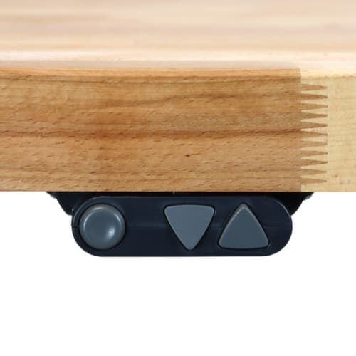 Établi à hauteur réglable électriquement HEAVY, RAL7037 gris poussière