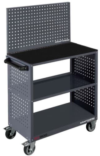 KRAFTWERK® Chariot de service BT900 40x80 avec tapis en caoutchouc