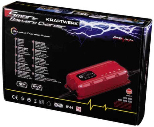 KRAFTWERK® Chargeur de batterie intelligent 12/24 V 25 A