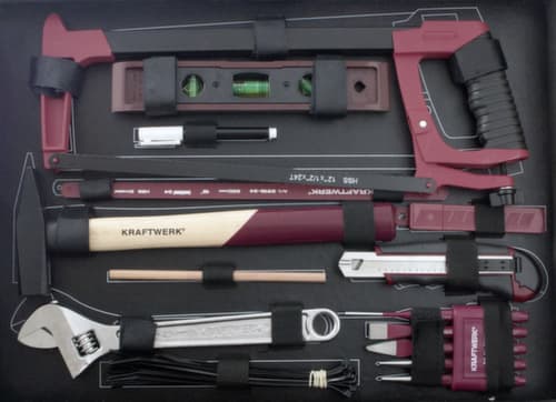 KRAFTWERK® 264-t. Coffret à outils professionnel en aluminium KW/Bosch
