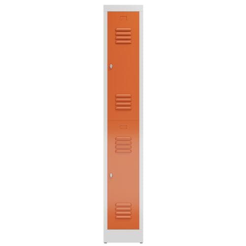 Armoire vestiaire à deux niveaux ClassiX, largeur de compartiment 300 mm
