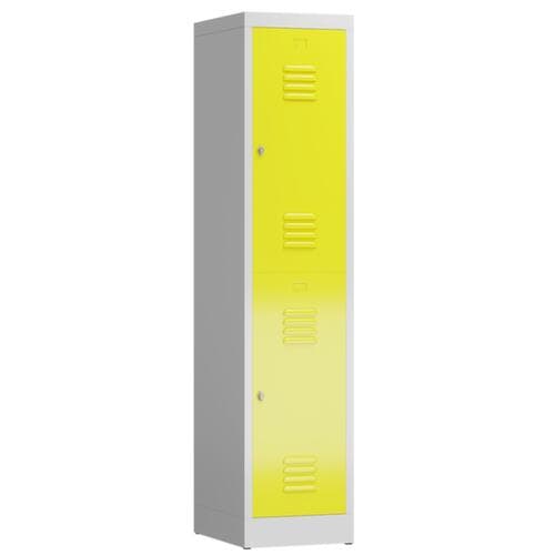 Armoire vestiaire à deux niveaux ClassiX, largeur de compartiment 400 mm