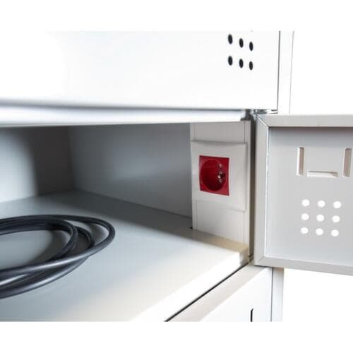 Armoire de charge batterie avec 10 compartiments