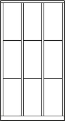 PAVOY armoire multicases Basis, 12 compartiments