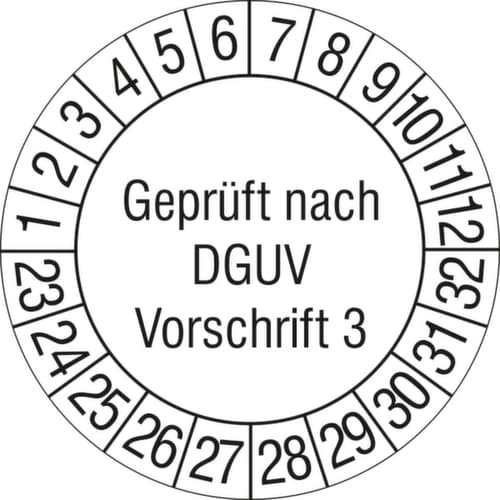 Plaquette de contrôle ronde sans couleur de l'année