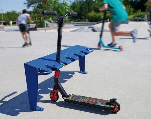 Râtelier pour 6 trottinettes