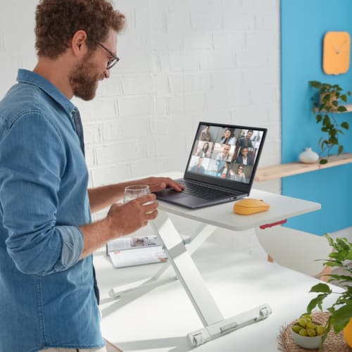 Leitz Rehausse de bureau à hauteur réglable Ergo Cosy