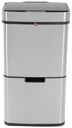 Hailo Séparateur de déchets ÖKO VARIO XL avec couvercle à capteur et tiroir, capacité 2 x 25 l/ 1 x 4 l