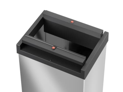 Hailo Poubelle Big-Box Swing L avec couvercle oscillant à fermeture automatique, 35 l