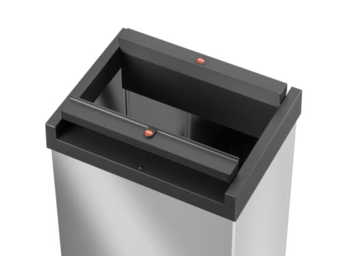 Hailo Poubelle Big-Box Swing XL avec couvercle oscillant à fermeture automatique, 52 l